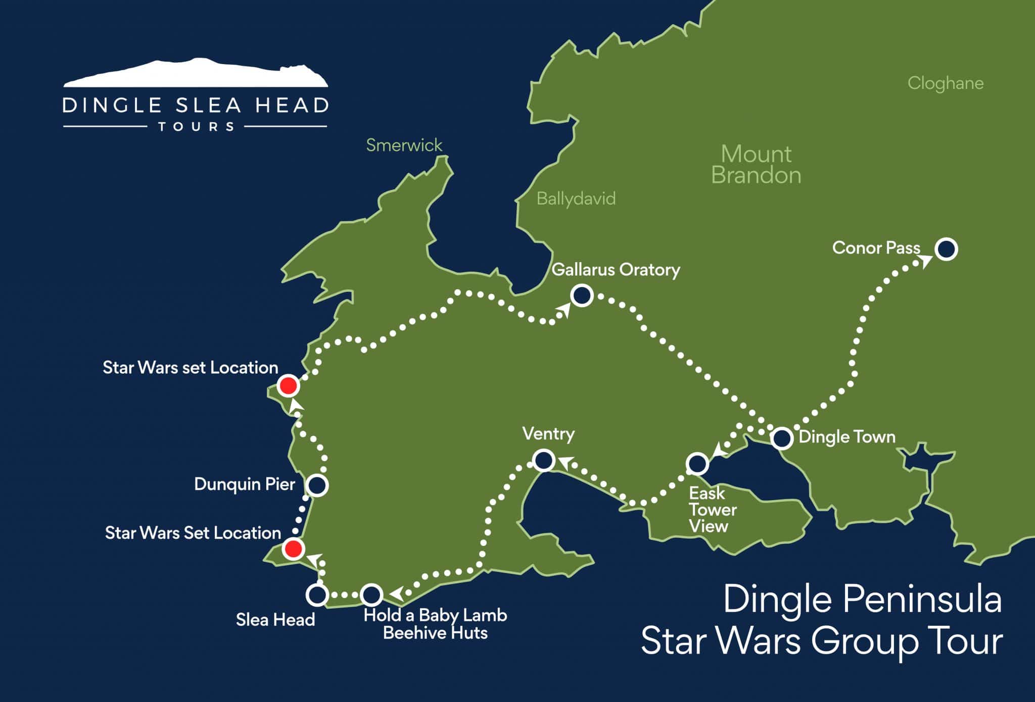 Dingle Peninsula Star Wars Group Tour